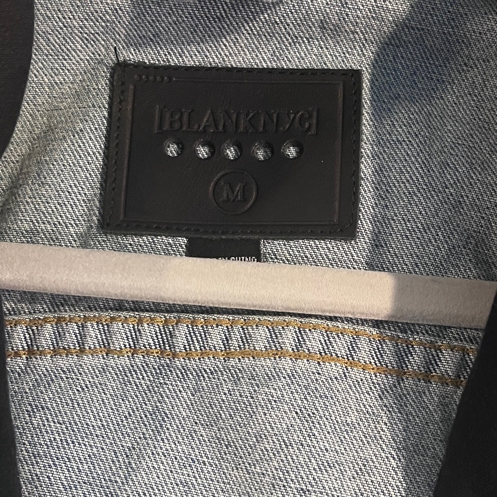 Blanknyc Jean jacket with black hood